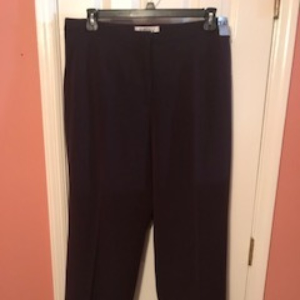 NWT Kasper Purple Suit Trousers Kate Fit 16W